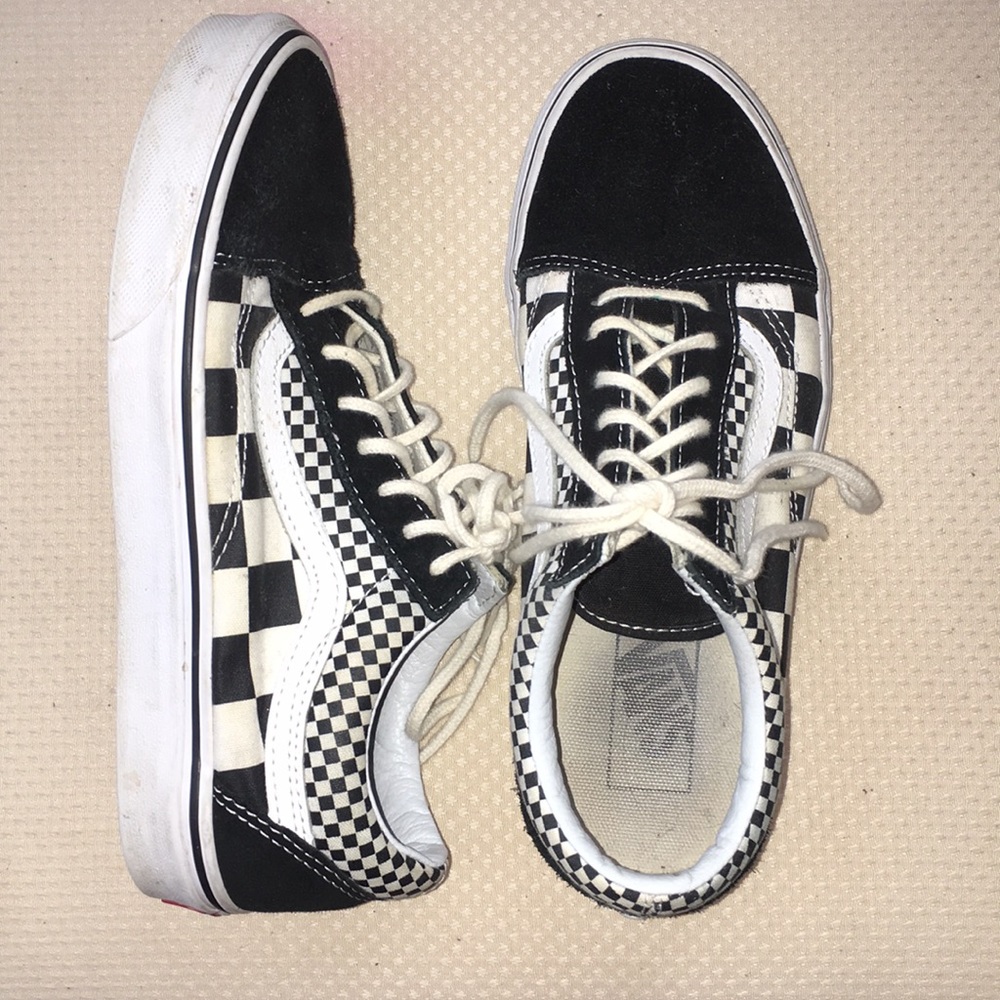 checkered vans